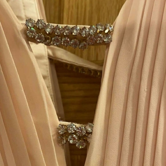 Jovani Sleeveless V Neck Gown W/ Lattice Details - Picture 10 of 15